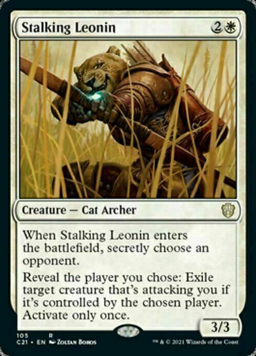 Stalking Leonin ~ Commander: Strixhaven [ NearMint ] [ Magic MTG ] - London Magic Traders Limited