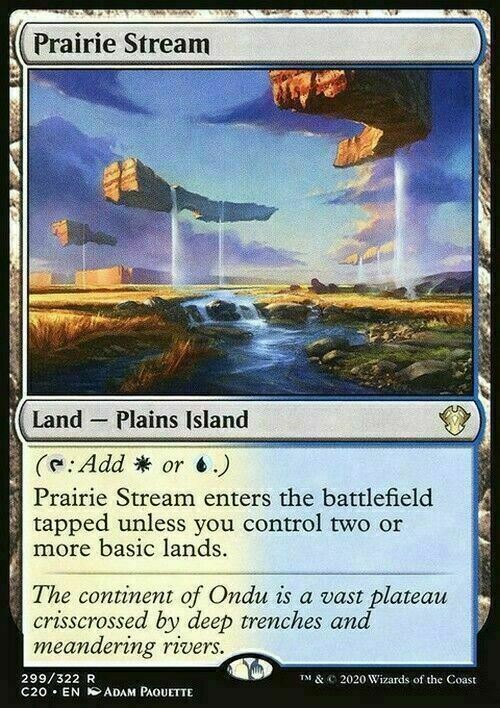 Prairie Stream ~ Commander: Ikoria [ NearMint ] [ Magic MTG ] - London Magic Traders Limited