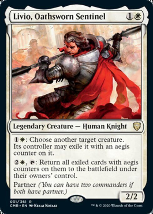 Livio, Oathsworn Sentinel ~ Commander Legends [ NearMint ] [ Magic MTG ] - London Magic Traders Limited