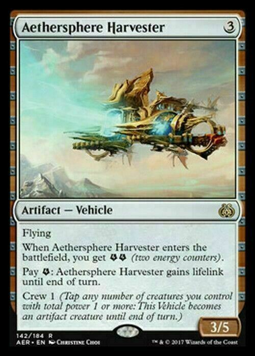 Aethersphere Harvester ~ Aether Revolt [ Excellent ] [ Magic MTG ] - London Magic Traders Limited