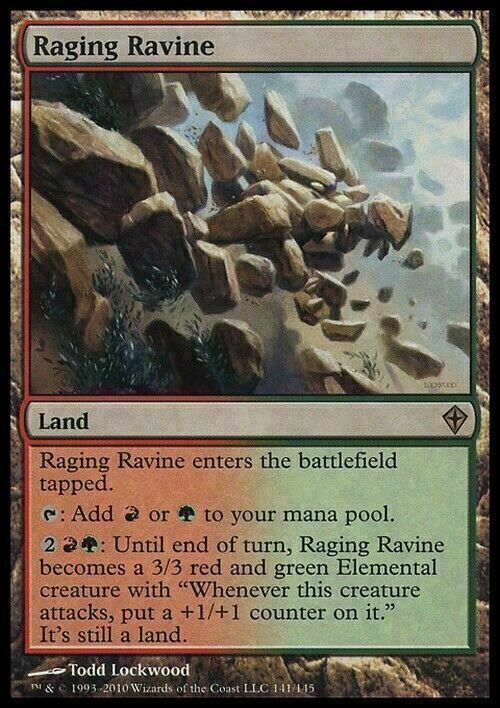 Raging Ravine ~ Worldwake [ Excellent ] [ Magic MTG ] - London Magic Traders Limited
