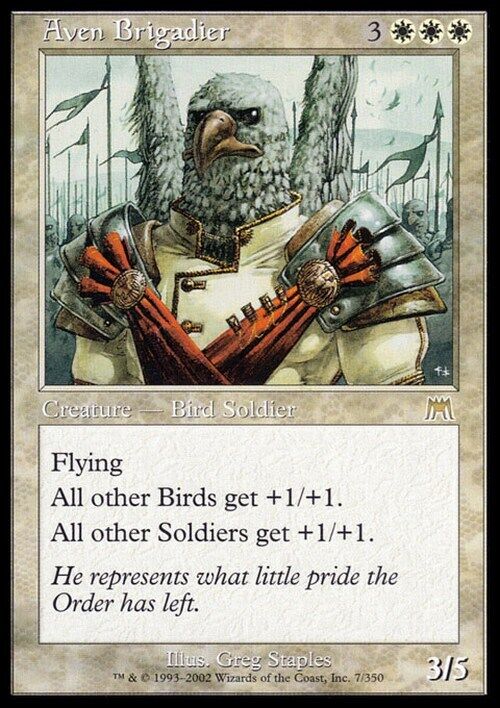 Aven Brigadier ~ Onslaught [ Excellent ] [ Magic MTG ] - London Magic Traders Limited