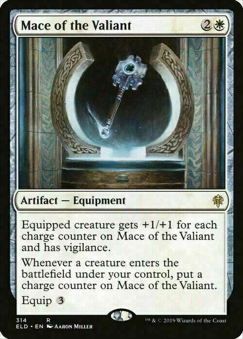 Mace of the Valiant ~ Throne of Eldraine [ EX ] [ Magic MTG ] - London Magic Traders Limited