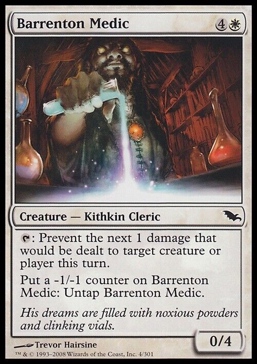 Barrenton Medic ~ Shadowmoor [ Excellent ] [ Magic MTG ] - London Magic Traders Limited