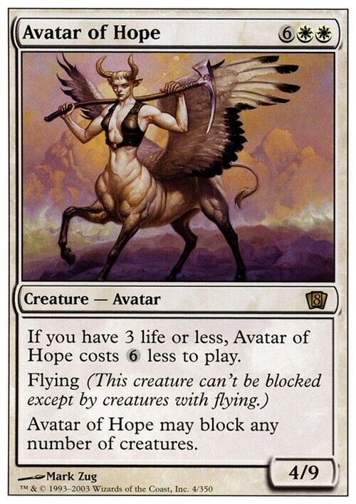 Avatar of Hope ~ Eighth Edition [ Excellent ] [ Magic MTG ] - London Magic Traders Limited