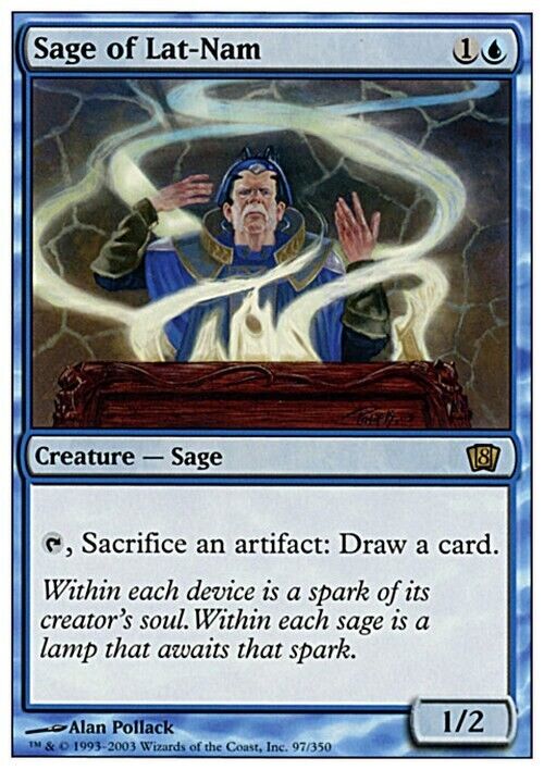 Sage of Lat-Nam ~ Eighth Edition [ Excellent ] [ Magic MTG ] - London Magic Traders Limited