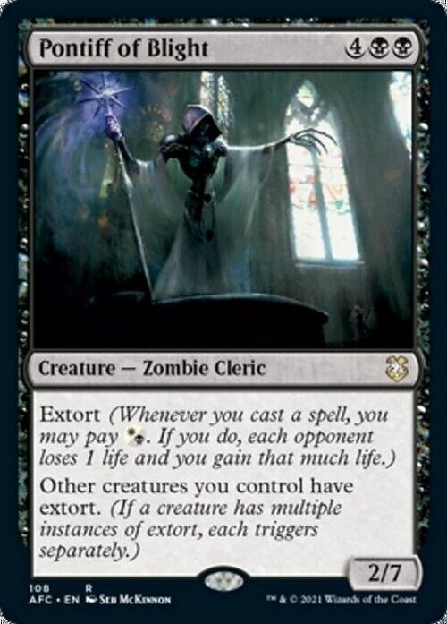 Pontiff of Blight ~ Commander: Adventures in the Forgotten Realms [ NM ] [ MTG ] - London Magic Traders Limited