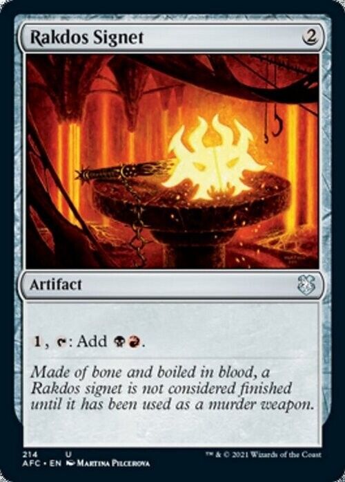 Rakdos Signet ~ Commander: Adventures in the Forgotten Realms [ NM ] [ MTG ] - London Magic Traders Limited