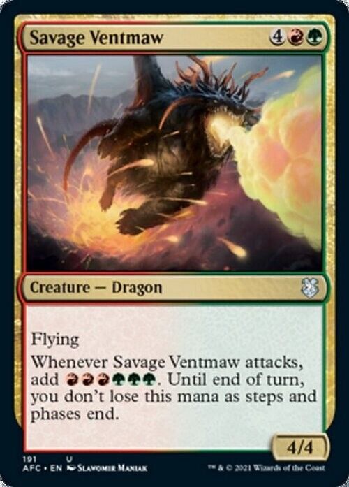 Savage Ventmaw ~ Commander: Adventures in the Forgotten Realms [ NM ] [ MTG ]