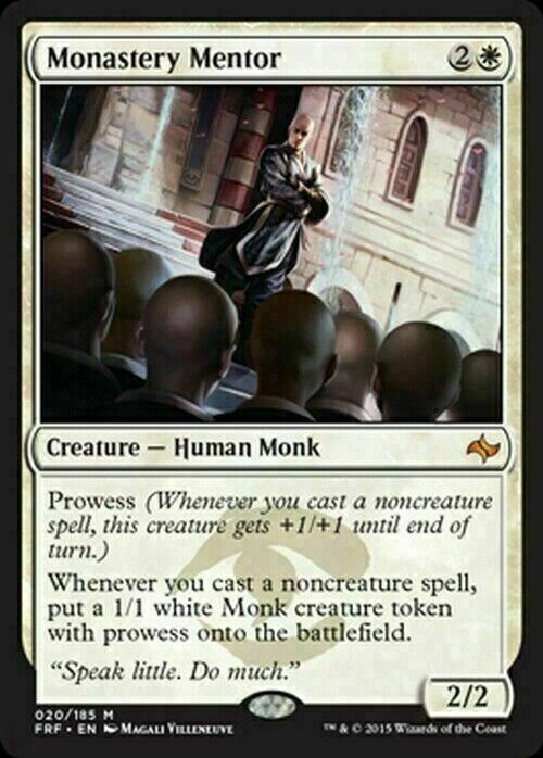 Monastery Mentor ~ Fate Reforged [ Excellent+ ] [ Magic MTG ]