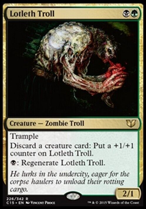 Lotleth Troll ~ Commander 2015 [ Excellent ] [ Magic MTG ] - London Magic Traders Limited