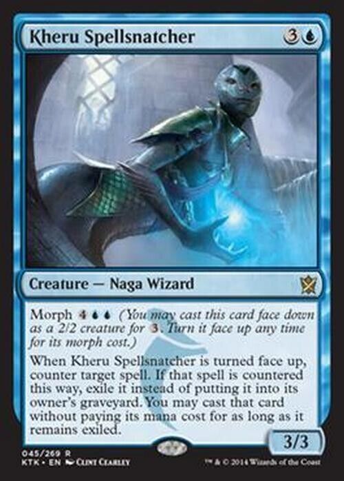 Kheru Spellsnatcher ~ Khans of Tarkir [ Excellent ] [ Magic MTG ] - London Magic Traders Limited