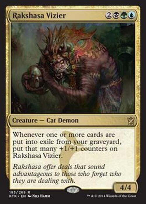 Rakshasa Vizier ~ Khans of Tarkir [ Excellent ] [ Magic MTG ] - London Magic Traders Limited