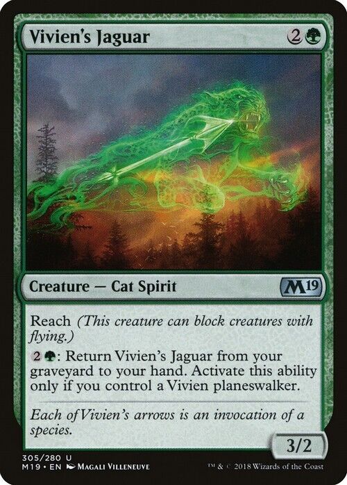 Vivien's Jaguar ~ Core 2019 [ Excellent ] [ Magic MTG ] - London Magic Traders Limited