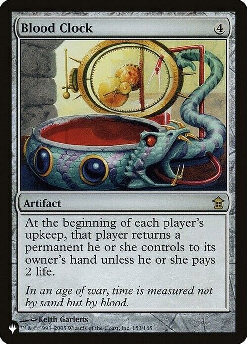 Blood Clock ~ The List [ NearMint ] [ Magic MTG ] - London Magic Traders Limited