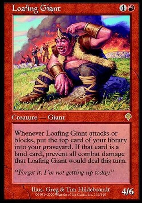 Loafing Giant ~ Invasion [ Excellent ] [ Magic MTG ] - London Magic Traders Limited