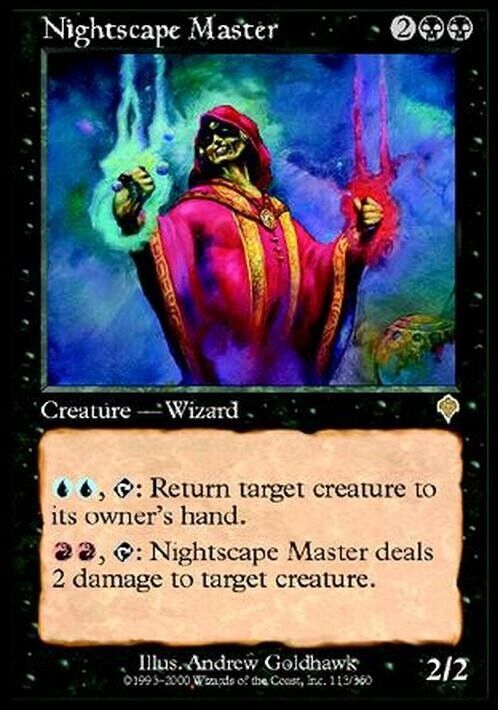 Nightscape Master ~ Invasion [ MODERATELY PLAYED ] [ Magic MTG ] - London Magic Traders Limited