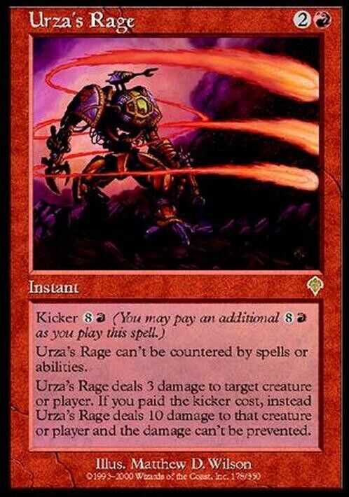 Urza's Rage ~ Invasion [ Excellent ] [ Magic MTG ] - London Magic Traders Limited