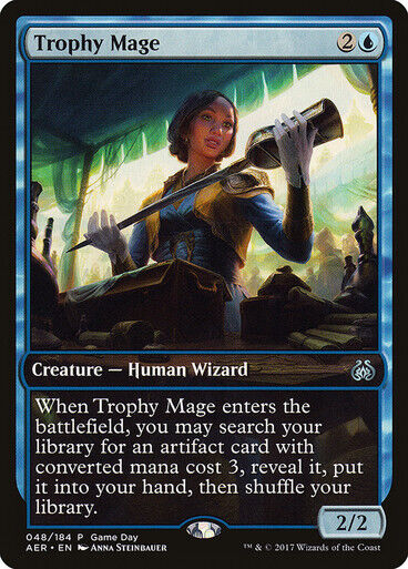 Trophy Mage ~ Game Day Aether Revolt [ Excellent ] [ Magic MTG ] - London Magic Traders Limited
