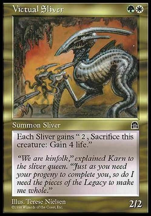 Victual Sliver ~ Stronghold [ Excellent ] [ Magic MTG ] - London Magic Traders Limited