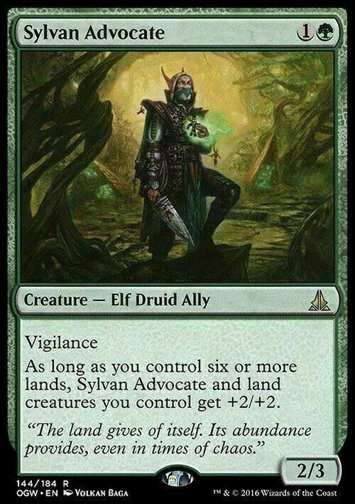 Sylvan Advocate ~ Oath of the Gatewatch [ Excellent ] [ Magic MTG ] - London Magic Traders Limited