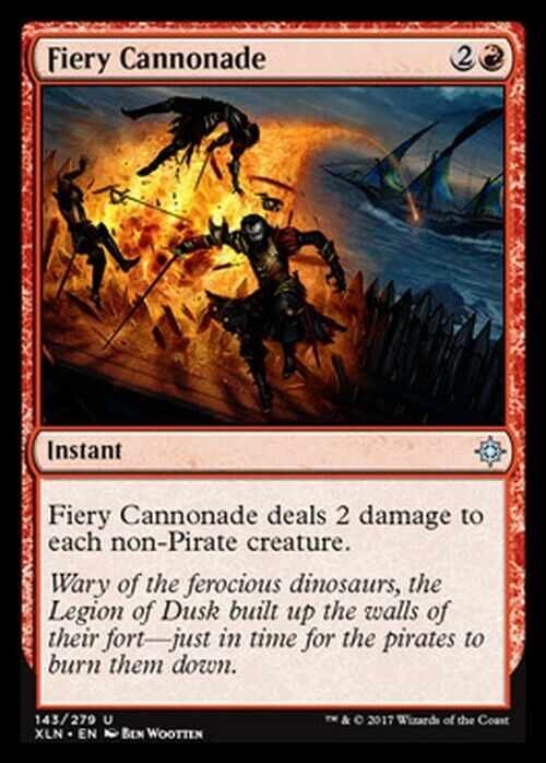 Fiery Cannonade ~ Ixalan [ Excellent ] [ Magic MTG ] - London Magic Traders Limited