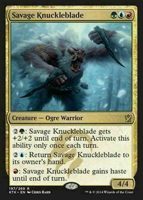 Savage Knuckleblade ~ Khans of Tarkir [ Excellent ] [ Magic MTG ] - London Magic Traders Limited