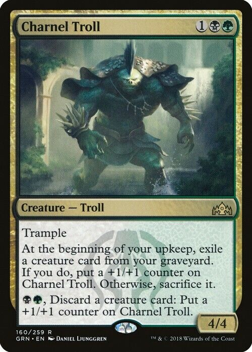 Charnel Troll ~ Guilds of Ravnica [ NearMint ] [ MTG ] - London Magic Traders Limited