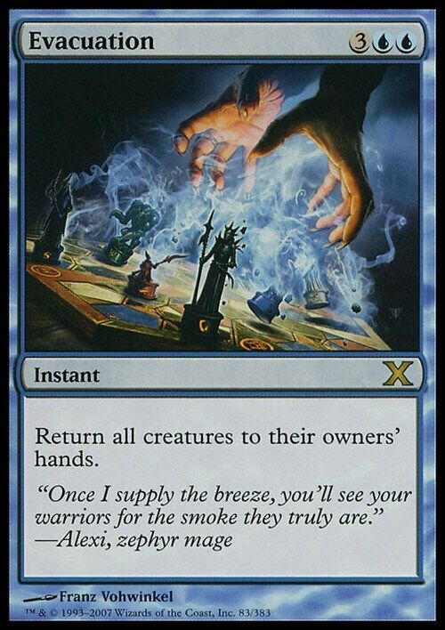 Evacuation ~ Tenth Edition [ NearMint ] [ Magic MTG ] - London Magic Traders Limited