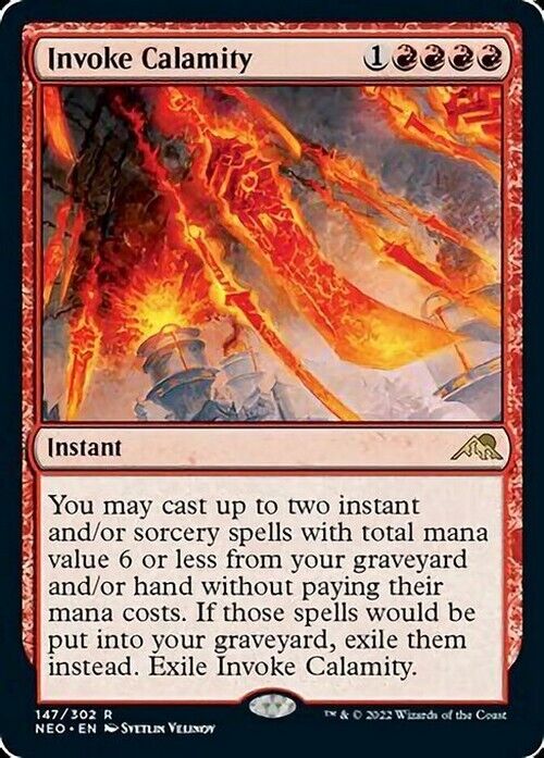 Invoke Calamity ~ Kamigawa: Neon Dynasty [ NearMint ] [ Magic MTG ] - London Magic Traders Limited