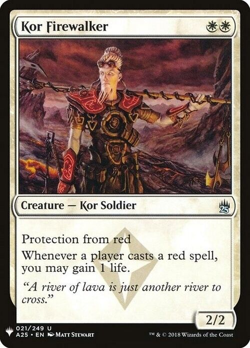Kor Firewalker ~ Mystery Booster [ NearMint ] [ Magic MTG ] - London Magic Traders Limited