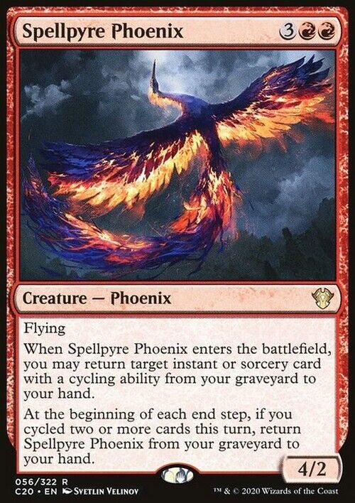 Spellpyre Phoenix ~ Commander: Ikoria [ Excellent ] [ Magic MTG ] - London Magic Traders Limited