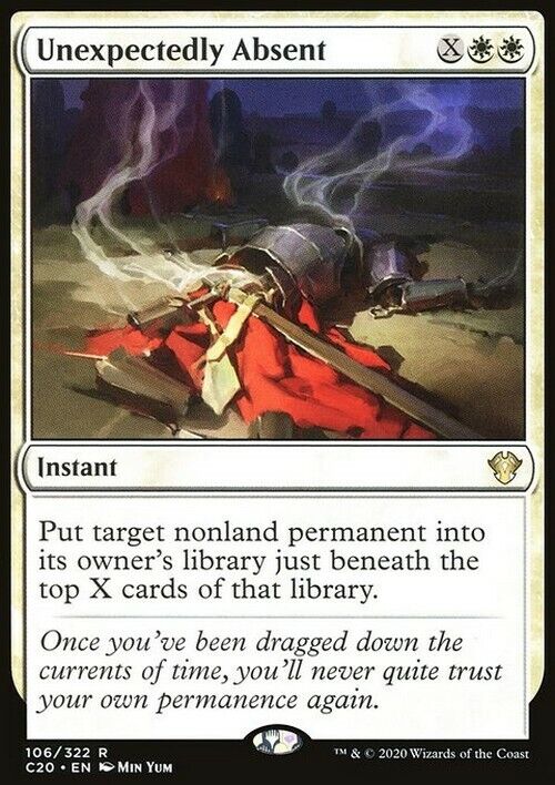 Unexpectedly Absent ~ Commander: Ikoria [ Excellent ] [ Magic MTG ] - London Magic Traders Limited