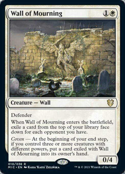 Wall of Mourning ~ Commander: Midnight Hunt [ NearMint ] [ MTG ] - London Magic Traders Limited