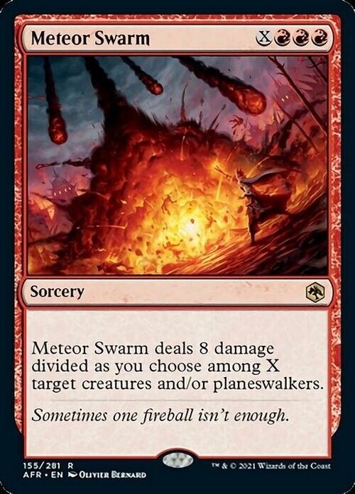Meteor Swarm ~ Adventures in the Forgotten Realms [ NearMint ] [ MTG ] - London Magic Traders Limited