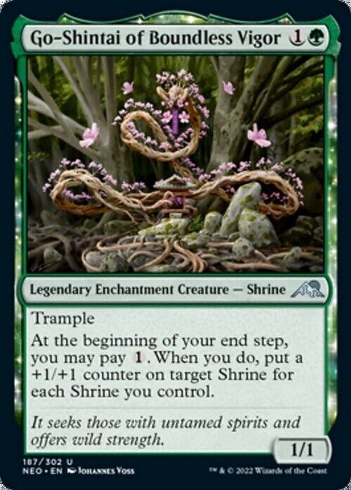 Go-Shintai of Boundless Vigor ~ Kamigawa: Neon Dynasty [ NM ] [ Magic MTG ] - London Magic Traders Limited