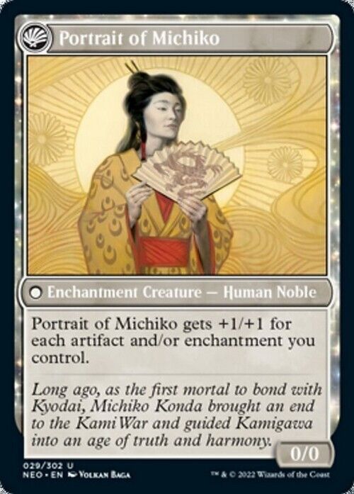 Michiko's Reign of Truth ~ Kamigawa: Neon Dynasty [ NearMint ] [ Magic MTG ] - London Magic Traders Limited