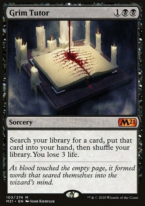 Grim Tutor ~ Core 2021 [ NearMint ] [ Magic MTG ] - London Magic Traders Limited