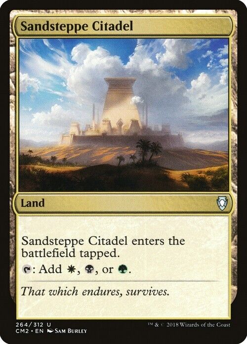 Sandsteppe Citadel ~ Commander Anthology 2018 [ Excellent ] [ Magic MTG ] - London Magic Traders Limited