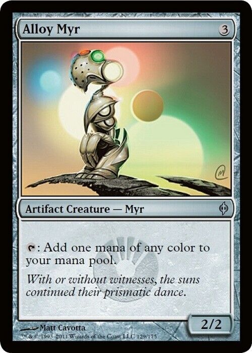 Alloy Myr ~ New Phyrexia [ Excellent ] [ Magic MTG ] - London Magic Traders Limited