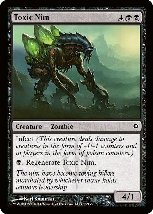 Toxic Nim ~ New Phyrexia [ Excellent ] [ Magic MTG ] - London Magic Traders Limited