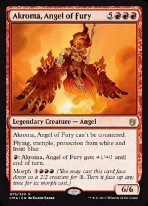 Akroma, Angel of Fury ~ Commander Anthology [ Excellent ] [ Magic MTG ] - London Magic Traders Limited