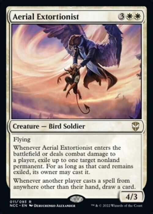 Aerial Extortionist ~ Commander: Streets of New Capenna [ NearMint ] [ MTG ]