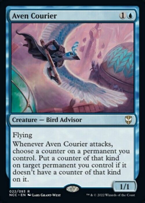 Aven Courier ~ Commander: Streets of New Capenna [ NearMint ] [ MTG ] - London Magic Traders Limited