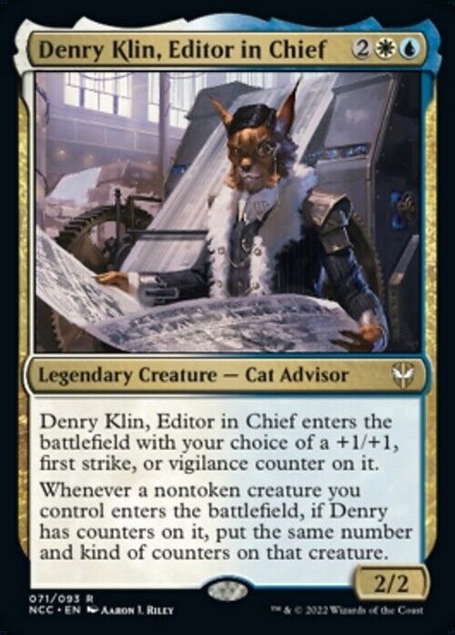 Denry Klin, Editor in Chief ~ Commander: Streets of New Capenna [ NM ] [ MTG ]