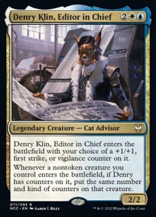 Denry Klin, Editor in Chief ~ Commander: Streets of New Capenna [ NM ] [ MTG ] - London Magic Traders Limited