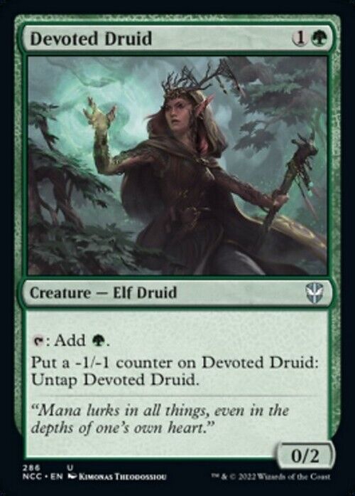 Devoted Druid ~ Commander: Streets of New Capenna [ NearMint ] [ MTG ] - London Magic Traders Limited