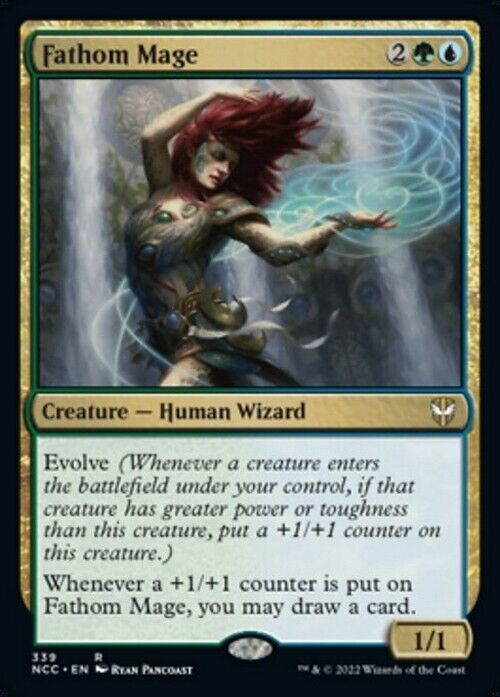 Fathom Mage ~ Commander: Streets of New Capenna [ NearMint ] [ MTG ] - London Magic Traders Limited