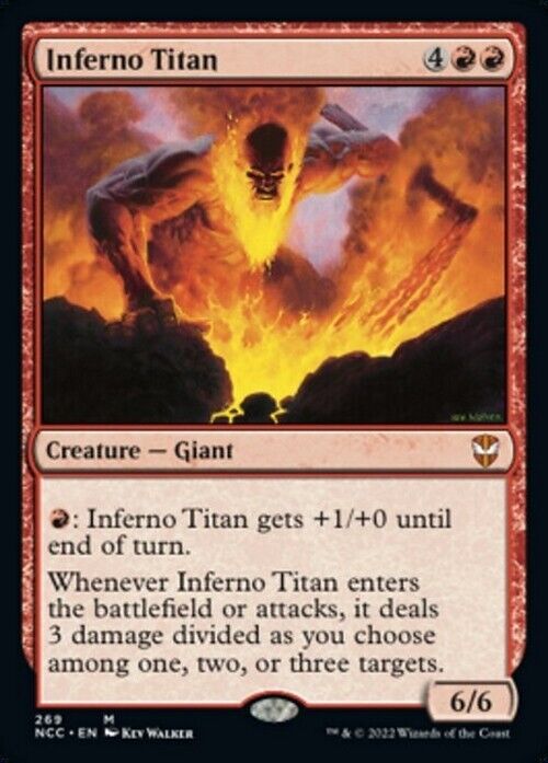 Inferno Titan ~ Commander: Streets of New Capenna [ NearMint ] [ MTG ] - London Magic Traders Limited