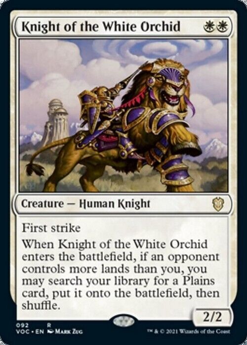 Knight of the White Orchid ~ Commander: Crimson Vow [ NearMint ] [ MTG ] - London Magic Traders Limited